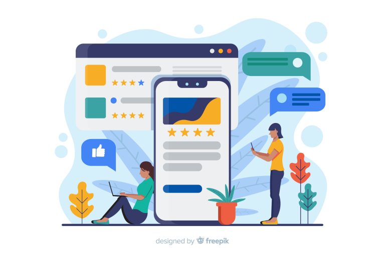 ilustración pantallas ordenador y móvil